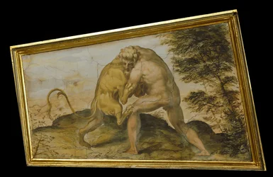 Hercules Kills the Nemean Lion